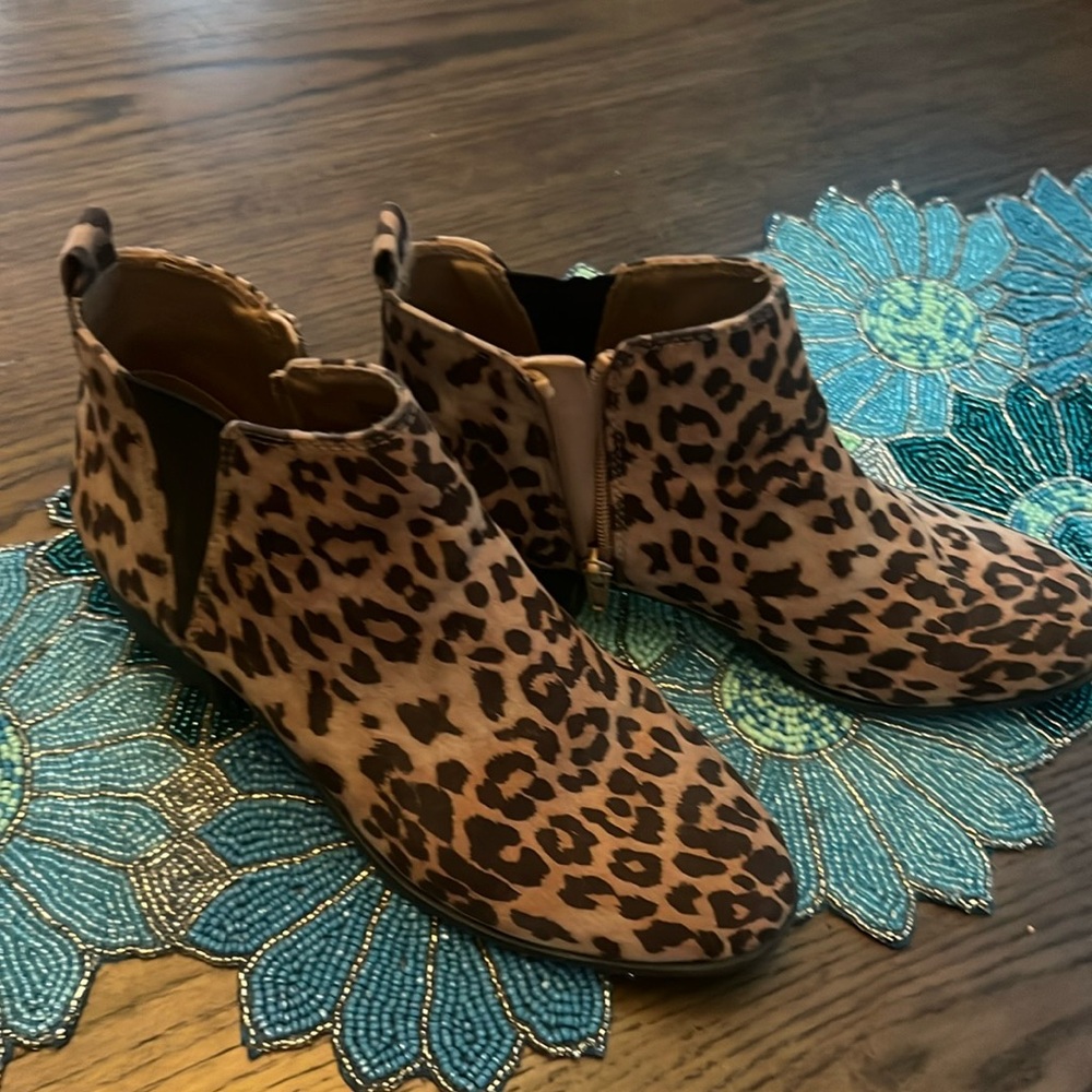 So Leopard Print Bootie